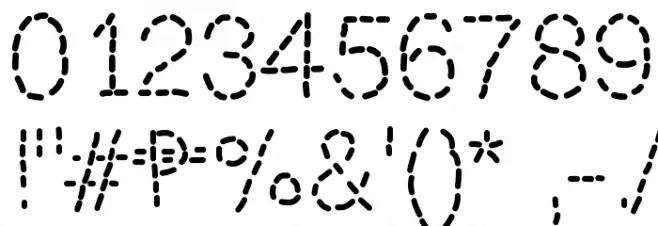 MixStitch Font OTHER CHARS