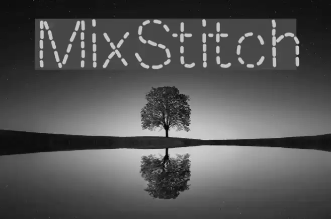 MixStitch Font examples