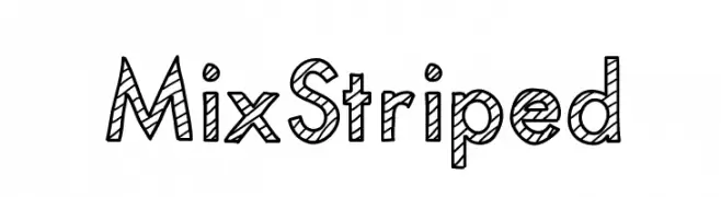 MixStriped  नि: शुल्क फ़ॉन्ट्स डाउनलोड