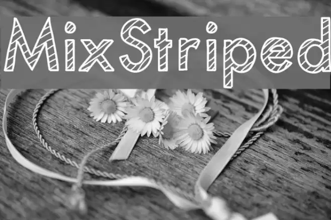 MixStriped خط examples