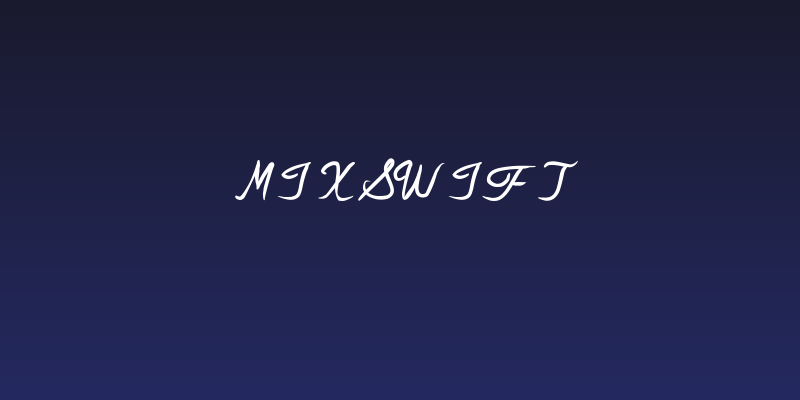 MixSwift Social Header