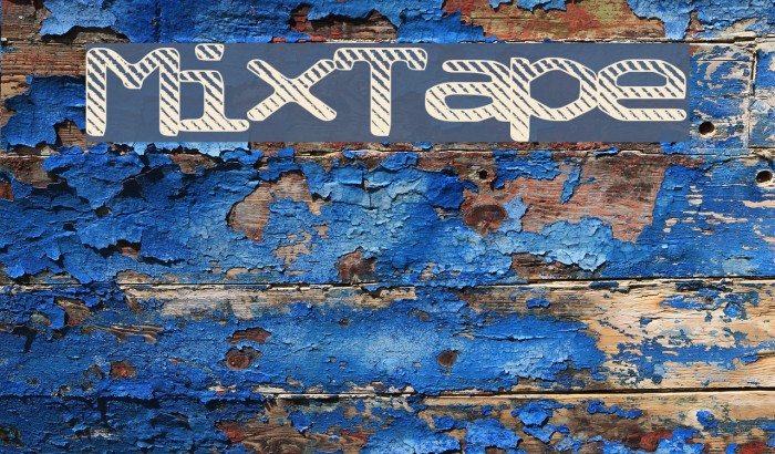 MixTape Font examples