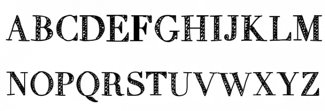 MixTitanica Schriftart Groß