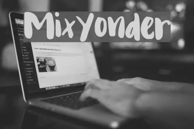 MixYonder Font examples