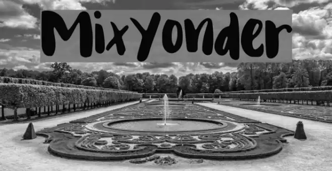 MixYonder Font examples