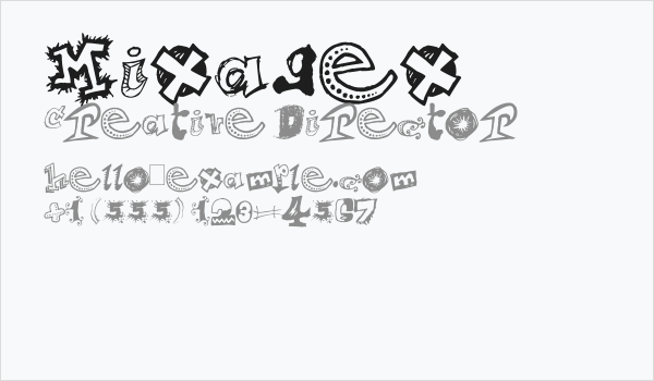 Mixagex Business Card