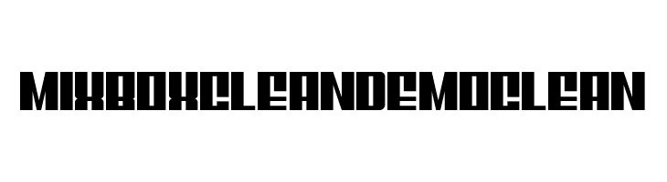 Mixbox Clean Demo Clean  Free Fonts Download