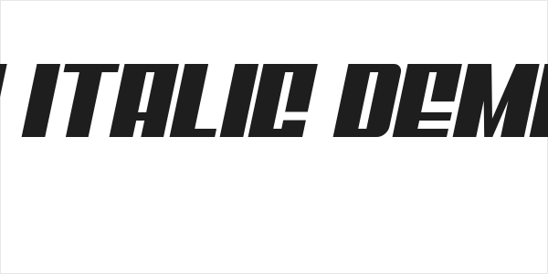 Mixbox Clean Italic Demo Clean Italic Logo