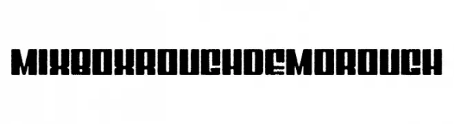 Mixbox Rough Demo Rough  नि: शुल्क फ़ॉन्ट्स डाउनलोड