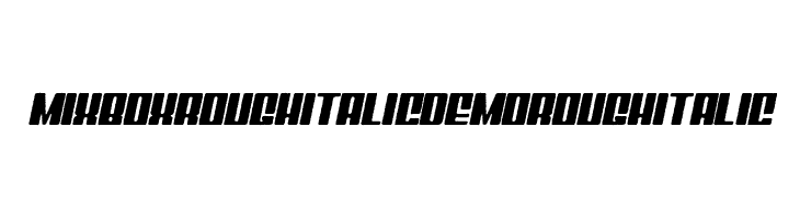 Mixbox Rough Italic Demo Rough Italic  Frei Schriftart Herunterladen