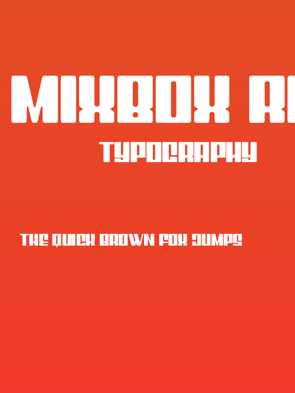 Mixbox Rounded Demo Rounded Poster