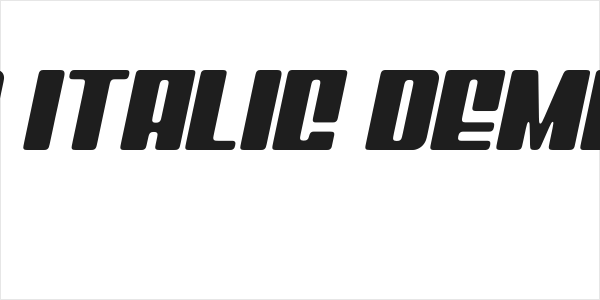 Mixbox Rounded Italic Demo Rounded italic Logo