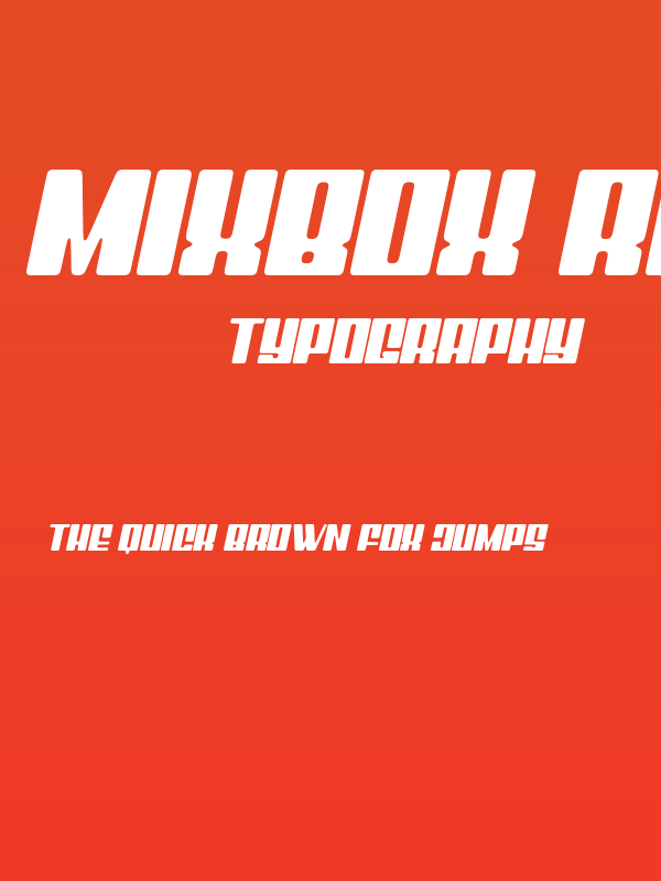 Mixbox Rounded Italic Demo Rounded italic Poster