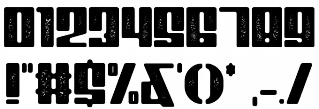 Mixbox Stamp Demo Stamp Font OTHER CHARS