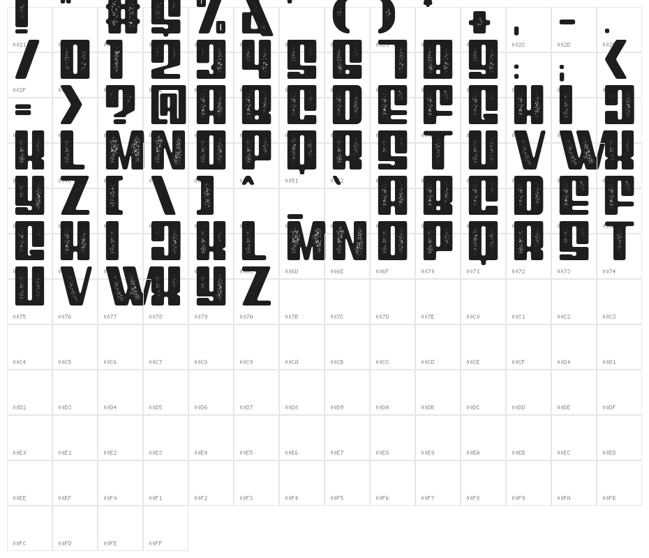 Mixbox Stamp Demo Stamp Character Map