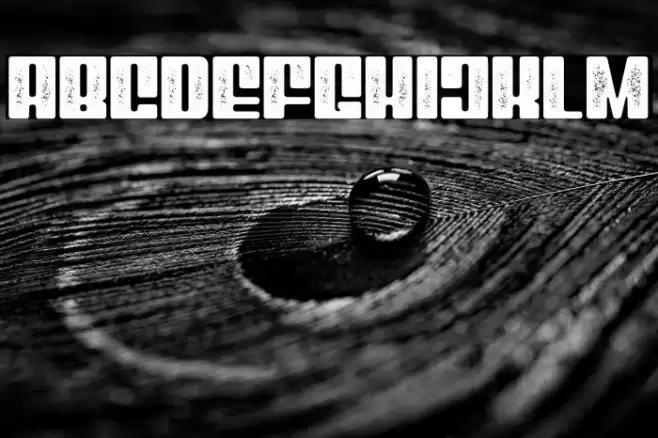 Mixbox Stamp Demo Stamp Font examples