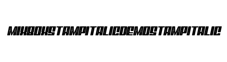 Mixbox Stamp Italic Demo Stamp Italic  Frei Schriftart Herunterladen