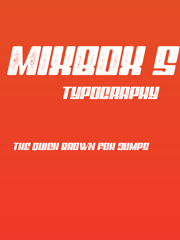 Mixbox Stamp Italic Demo Stamp Italic Poster