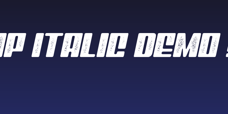 Mixbox Stamp Italic Demo Stamp Italic Social Header