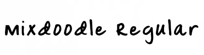 Mixdoodle Regular  Fuentes Gratis Descargar