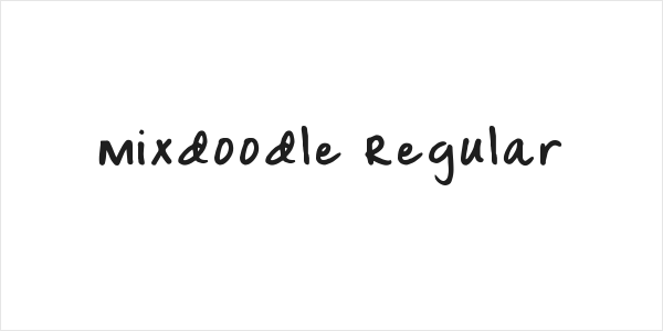 Mixdoodle Regular Logo