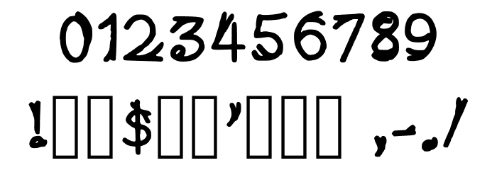 Mixed Artistry Regular Font OTHER CHARS
