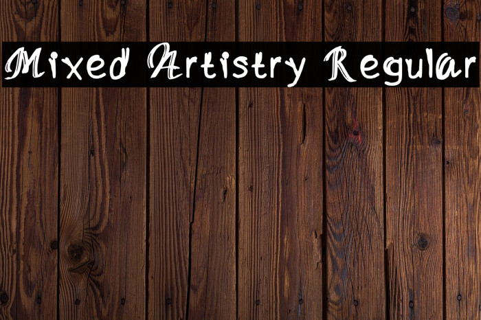 Mixed Artistry Regular Example 1