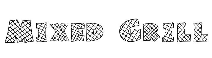 Mixed Grill Schriftart