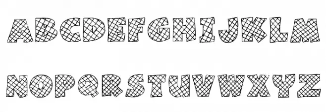 Mixed Grill Schriftart Anderer Schreiben