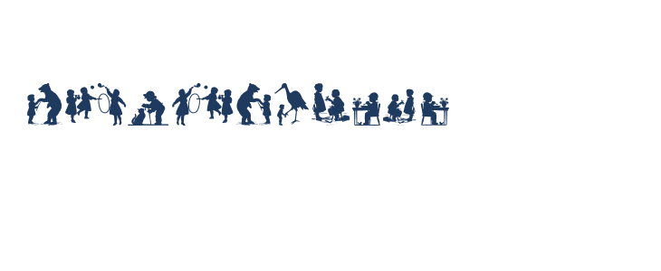 Mixed Silhouettes Five Other Characters