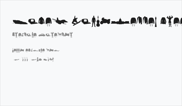 Mixed Silhouettes Free vol 2 Business Card