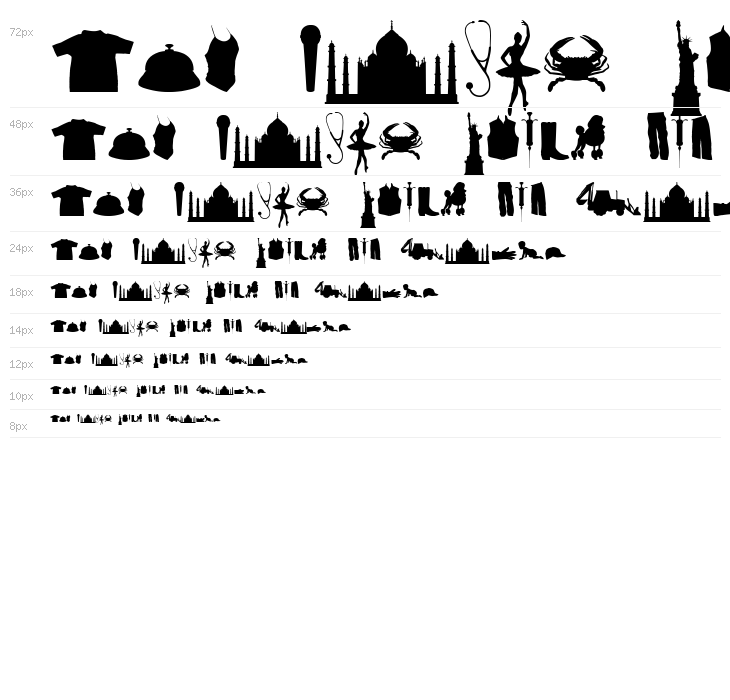 Mixed Silhouettes Free vol 3 Waterfall