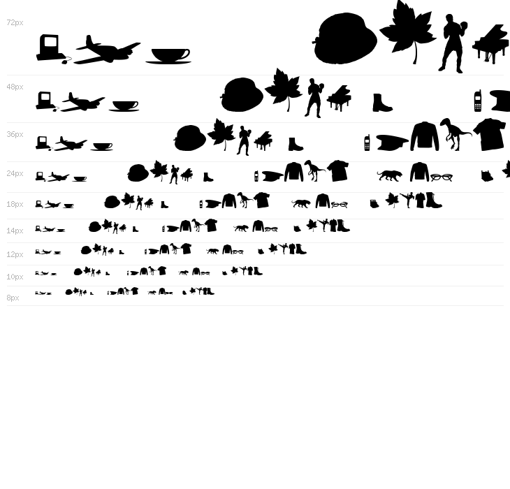 Mixed Silhouettes Free vol 4 Waterfall