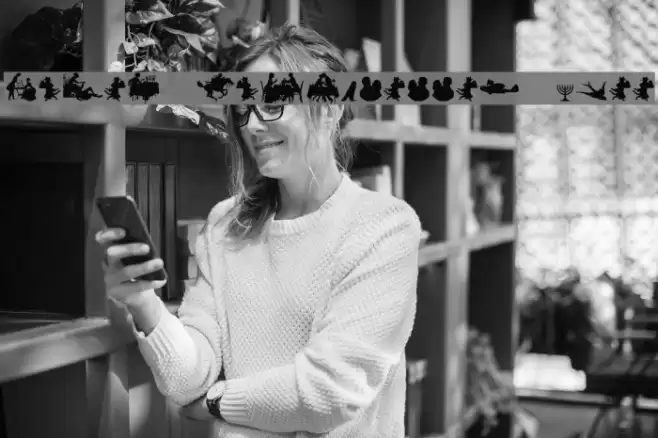 Mixed Silhouettes Free Font examples