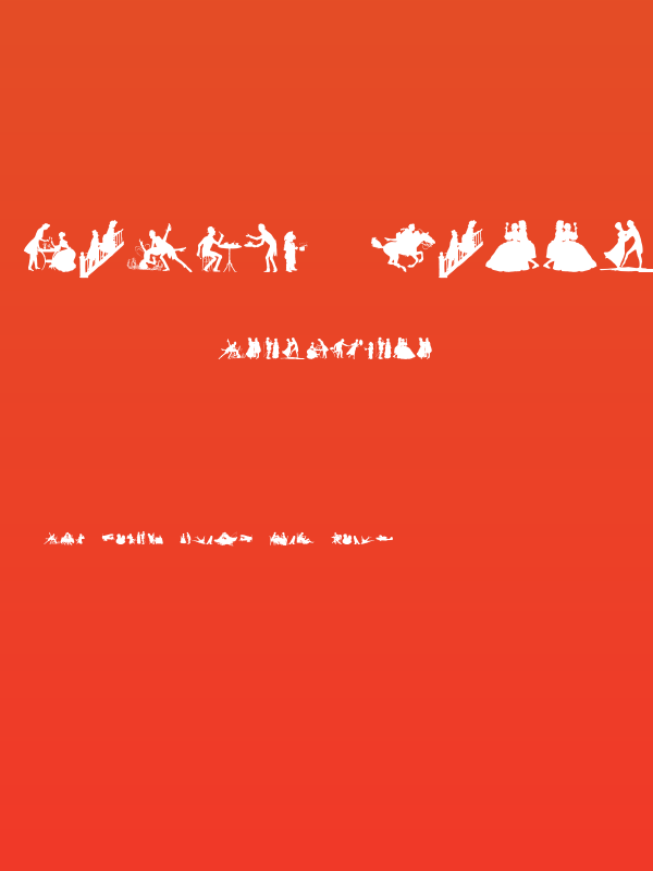 Mixed Silhouettes Free Poster