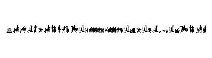 Mixed Silhouettes Seven Regular  नि: शुल्क फ़ॉन्ट्स डाउनलोड