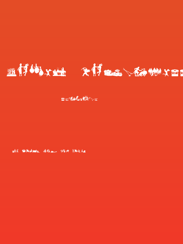 Mixed Silhouettes Seven Regular Poster