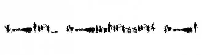 Mixed Silhouettes Six  नि: शुल्क फ़ॉन्ट्स डाउनलोड