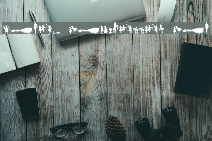 Mixed Silhouettes Six Font examples