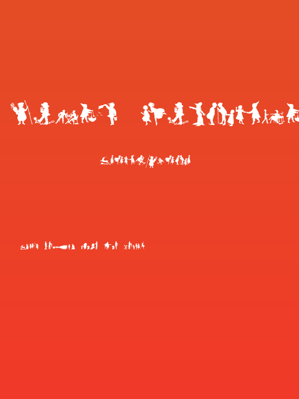 Mixed Silhouettes Six Poster