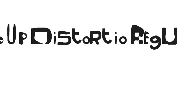 Mixed Up Distortio Regular Logo