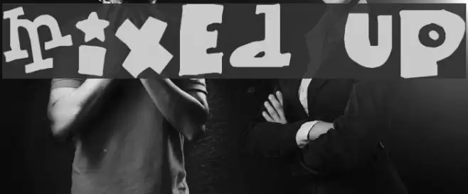 Mixed up Font examples