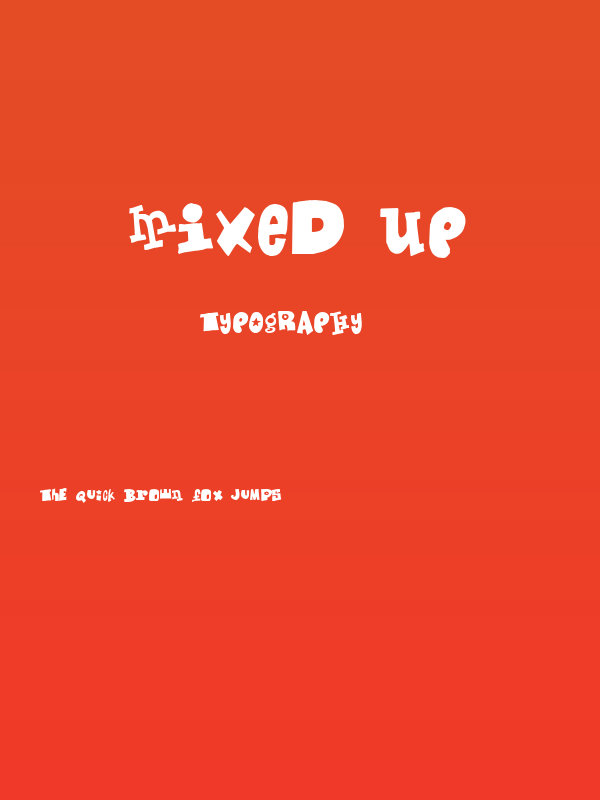Mixed up Poster