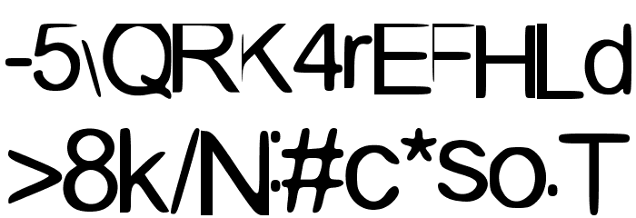MixedAlpha Font LOWERCASE