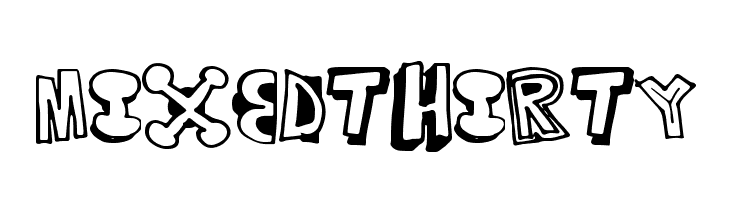 MixedThirty  Free Fonts Download