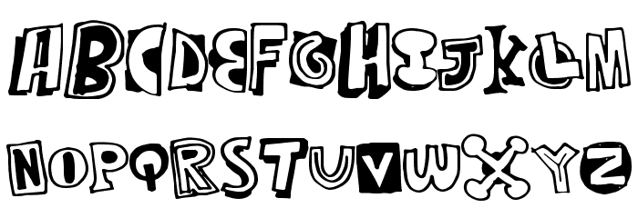 MixedThirty Font LOWERCASE