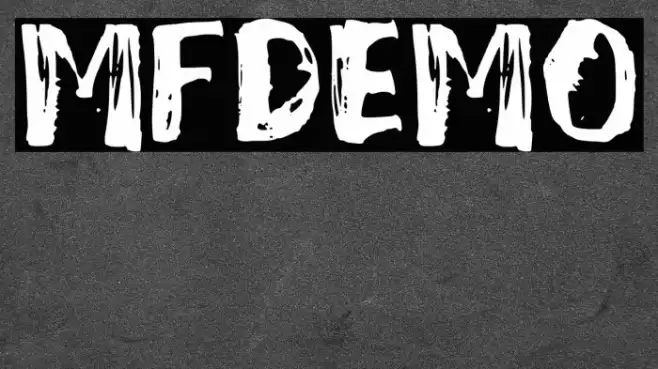 Mixed_Feeling_DEMO Font examples