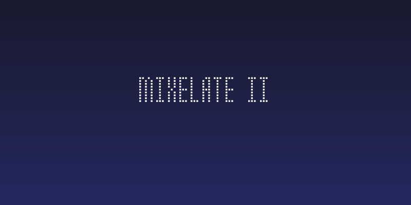 Mixelate II Social Header