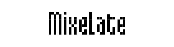 Mixelate  لخطوط تنزيل