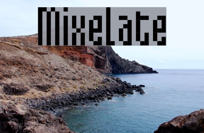 Mixelate Font examples